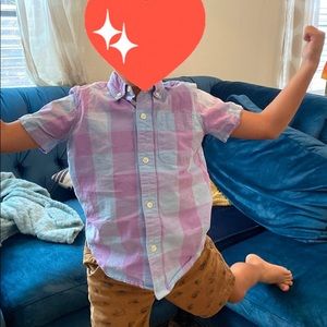 Boys Gap Gingham Button Down, 4T